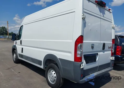 2014 Ram Promaster 2500 High Roof from USA, damaged, VIN 3C6TRVCG5EE129382